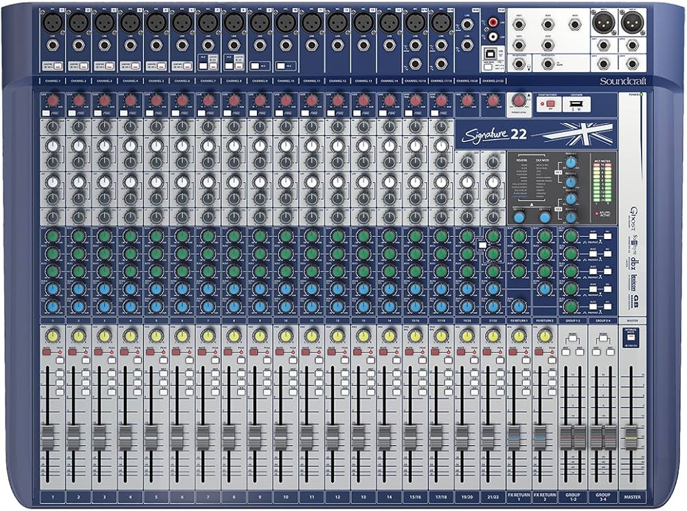 SOUNDCRAFT SIGNATURE 22 22 канали, пульт мікшерний+кейс