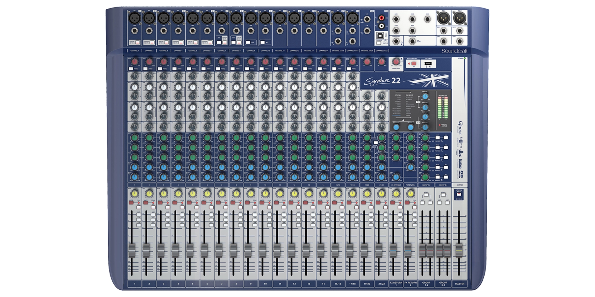 SOUNDCRAFT SIGNATURE 22 22 канали, пульт мікшерний+кейс - Зображення 3